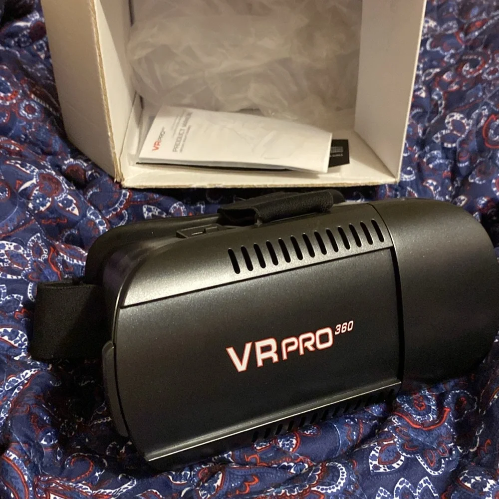 Black smartphone vr headset brand new good condition